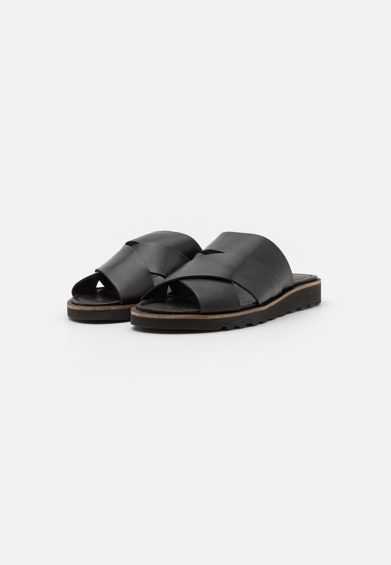 Herren Sandalen | LAST STUDIO FARELL Pantolette flach black/schwarz - GZ01832 Herren Sandalen | LAST STUDIO FARELL Pantolette flach black/schwarz - GZ01832
