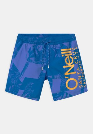 CALI FLORAL - Swimming shorts - blue