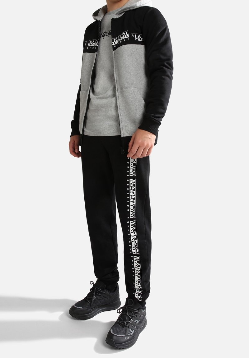Napapijri S BOX LS - Pitkähihainen paita - medium grey melange