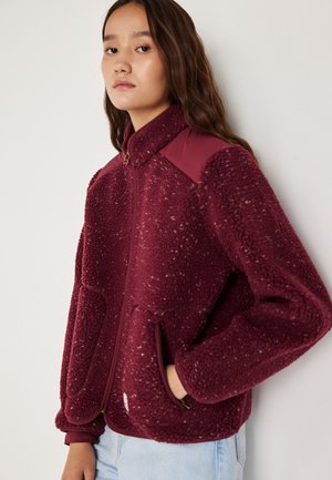 SIENNA JACKET - Veste polaire - tawny port/gray mist/bison