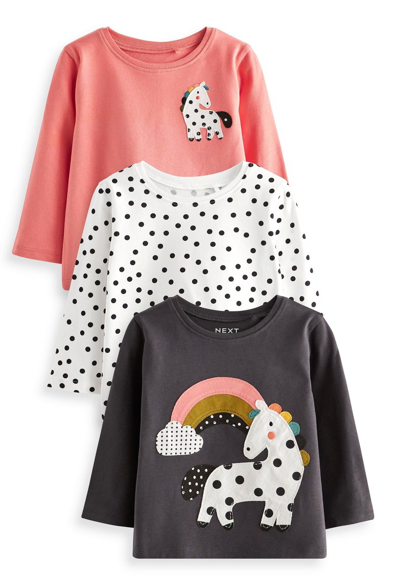 Next 3 PACK 3MTHS-7YRS - Pikkade varrukatega topp - unicorn