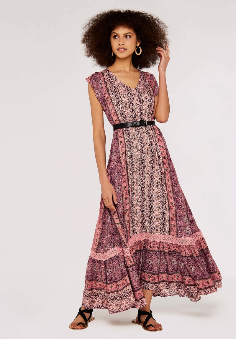 Apricot Maxijurk pink/donkerroze Zalando.nl