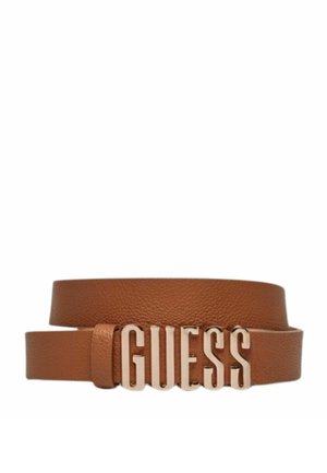 Guess, CINTURA DONNA MERIDIAN NOT ADJ PANT BELT H25 COGNAC - Ceinture - cognac