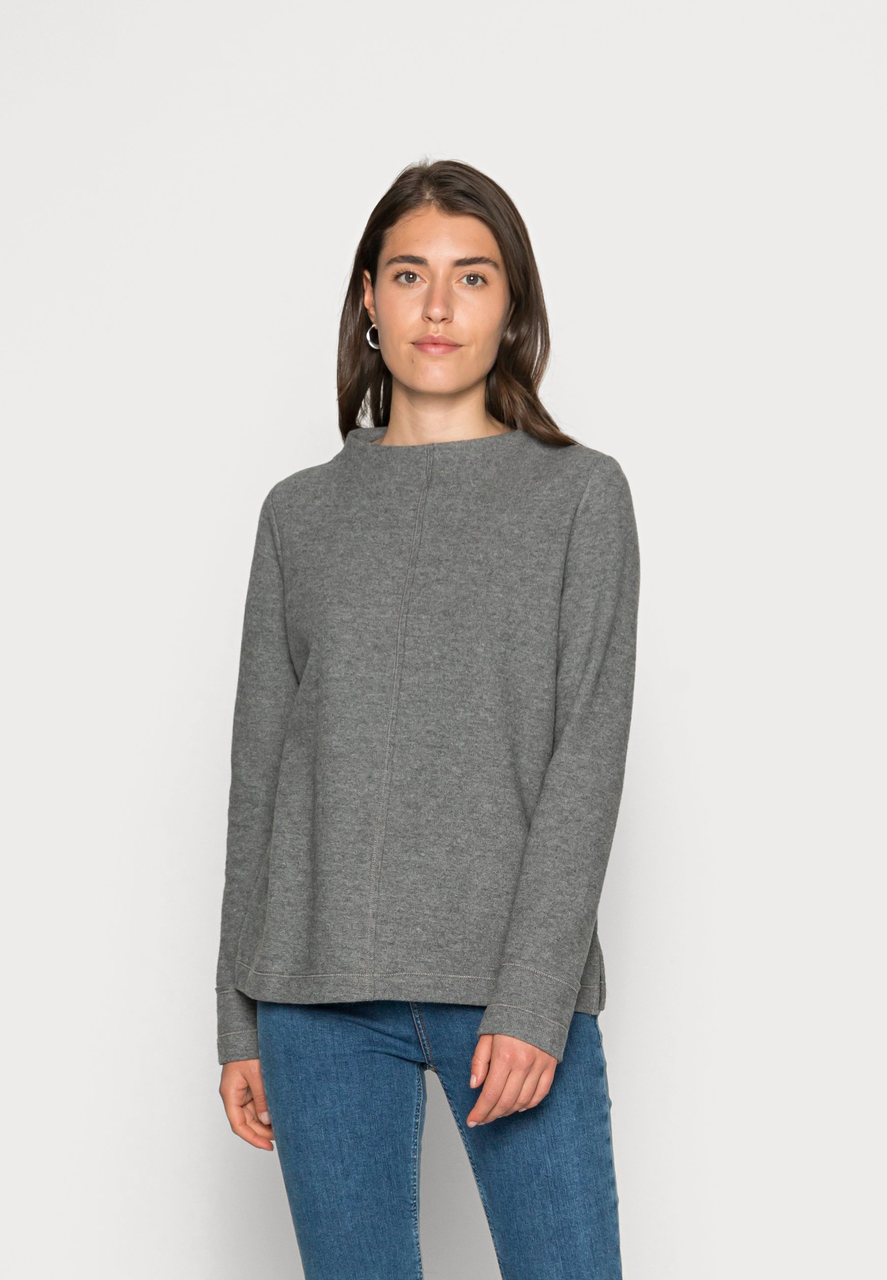 Damen Strickpullover - gunmetal Damen Strickpullover - gunmetal