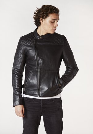 BADGER BIKER - Leren jas - schwarz