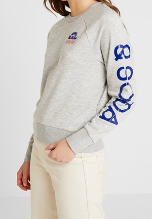 Sweatshirt - mottled light grey