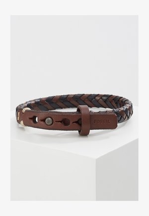 Fossil BRASS - Bracciale - dunkelbraun