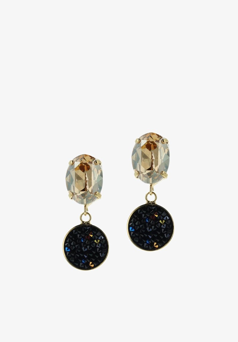 Otazu CLASSIC ROCKS - Oorbellen - gold tone and black