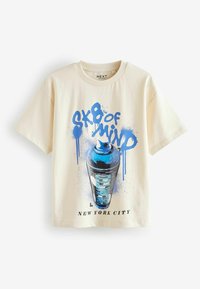 Next GRAPHIC SHORT SLEEVE 2 PACK STANDARD - Printtipaita - black ecru