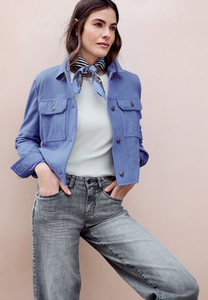 Street One Studio OVERSHIRT IN UNIFARBE - Let jakke / Sommerjakker - blau