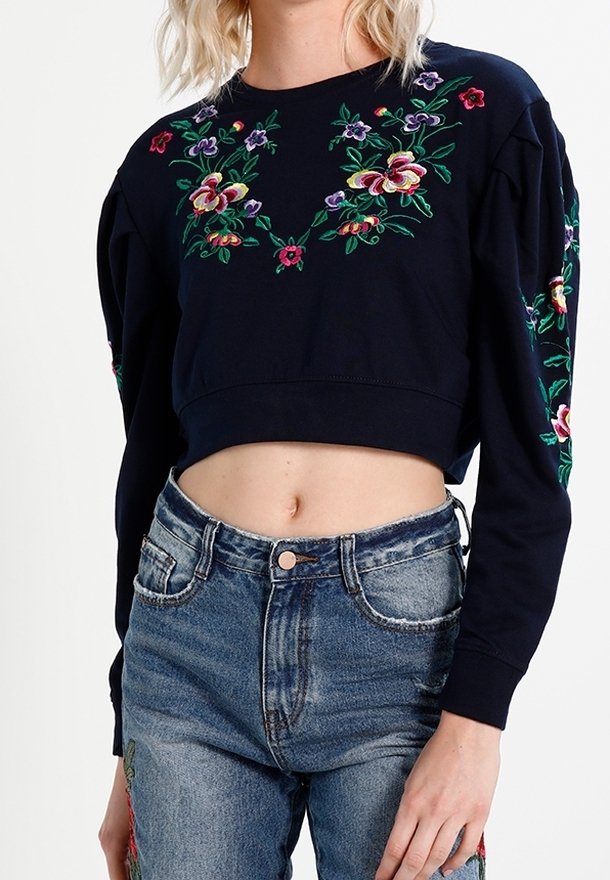 Missguided Felpa - dark blue