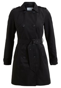 VILA Trenčkot - black