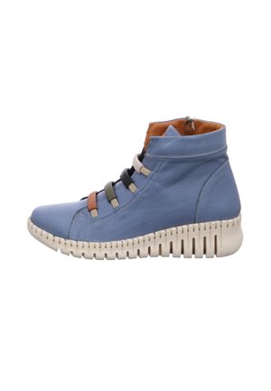 Lace-up ankle boots - jeans