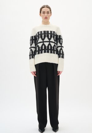 TEIIW - Pullover - light lurex fairisle