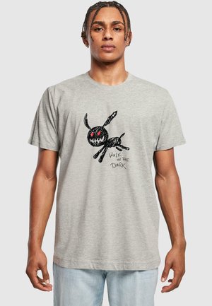 WALK IN THE DARK - Camiseta estampada - heather grey