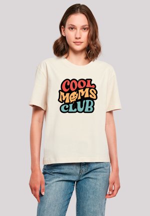 COOLER MOMS CLUB MUTTERTAG RETRO VIBE - Print T-shirt - whitesand