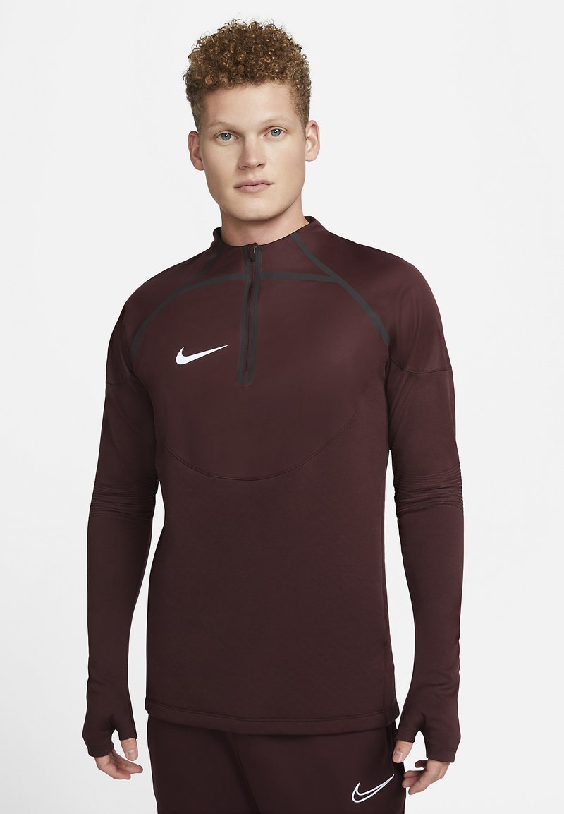 Nike Performance STRIKE WINTERIZED DRIL - Longsleeve - burgundy crush/reflective silv