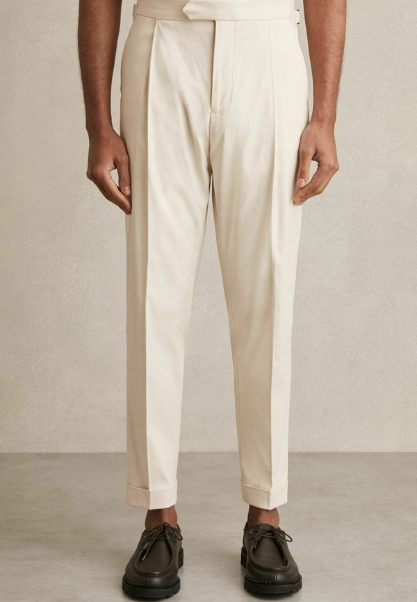 REGULAR FIT CANTWELL  BLEND TAPERED - Anzughose - stone