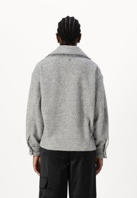 TWINSET JACKET - Īss mētelis - fume/white