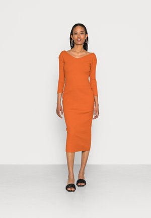 Abito in maglia - brown