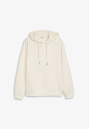 TOM TAILOR DENIM, TOM TAILOR DENIM STRICK & SWEATSHIRTS BASIC HOODIE SWEATSHIRT - Sweat à capuche - gardenia white