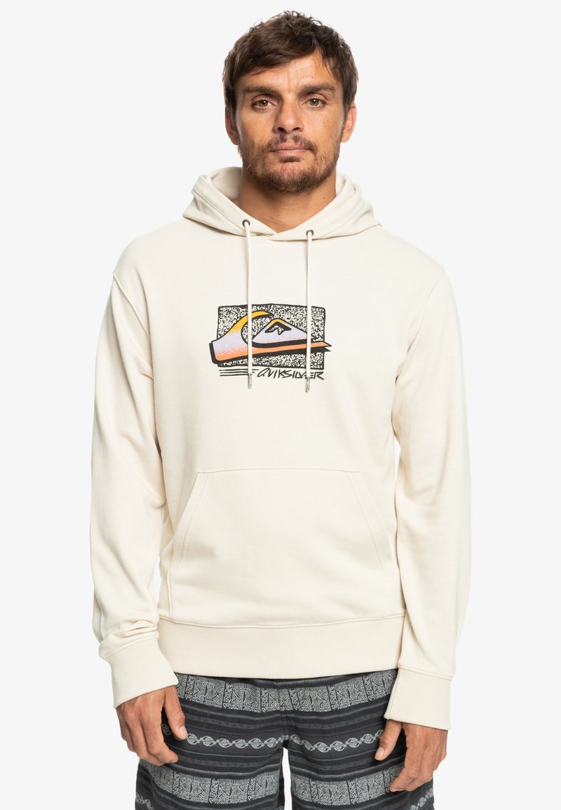 Quiksilver RETRO FADE Sweat à capuche birch/écru ZALANDO.FR
