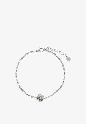 My Jewellery, BRACELET WITH RANUNCULUS FLOWER AND IMITATION PEARL - Armband - zilver stainless steel