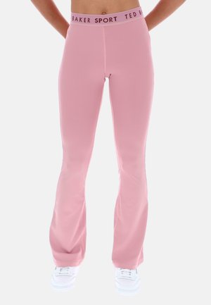 CHRISTINE ESSENTIALS FLARE  - Leggings - lilas