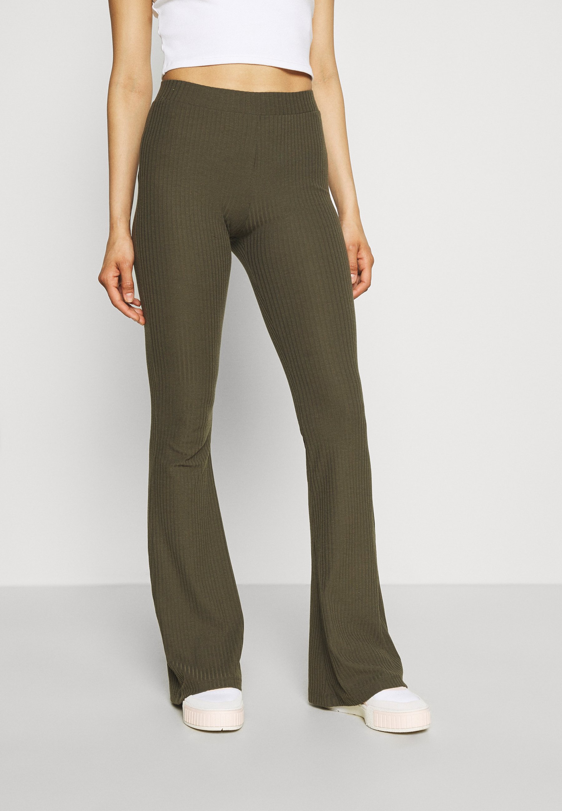 Damer ONLNELLA FLARED PANT - Bukser Damer ONLNELLA FLARED PANT - Bukser