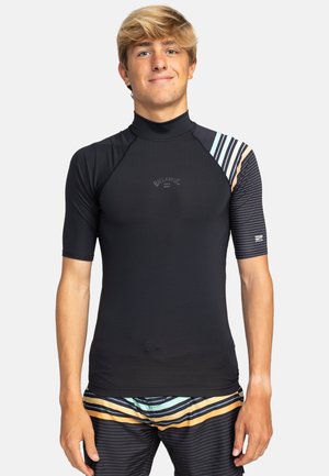 CONTRAST SS PRINTED - Rashguard - blk