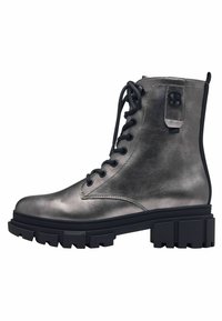 Gležnjače s platformom - pewter