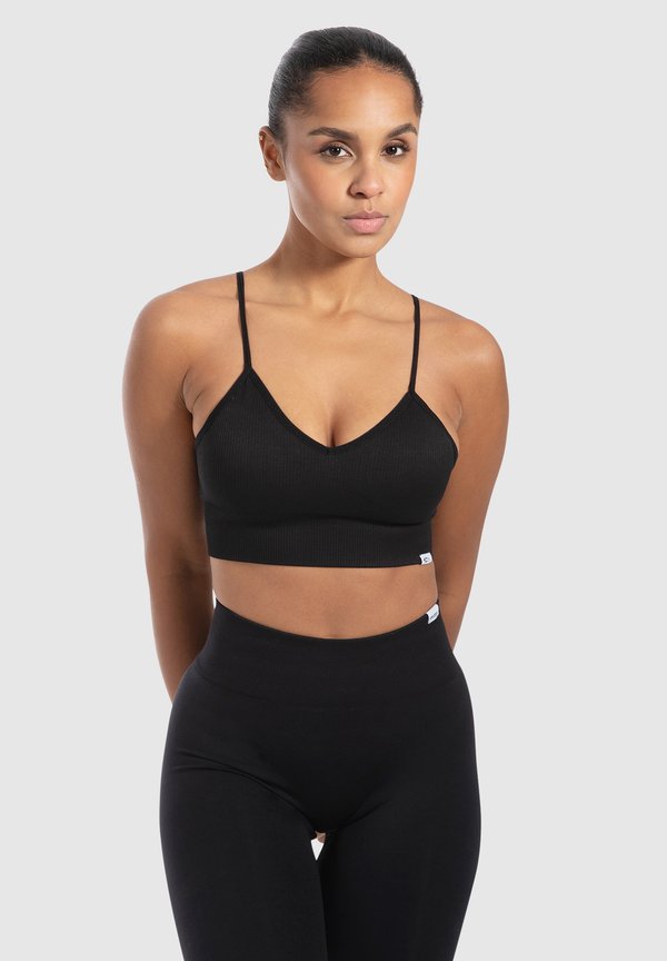 ALMA ADJUSTABLE STRAP BRA - Sport-BH mit leichter Stützkraft - schwarz