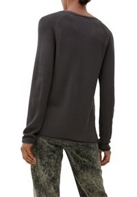 QS MIT V-AUSSCHNITT - Jumper - dunkelgrau