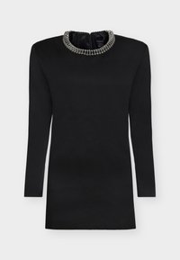 ADARA DIAMANTE TRIM MINI DRESS - Robe de soirée - black