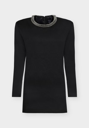 Bardot, ADARA DIAMANTE TRIM MINI DRESS - Cocktailkleid/festliches Kleid - black