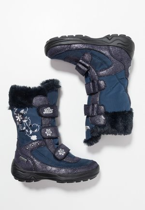 MARY - Bottes de neige - marine/silber