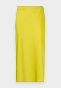 SHINE MIDI SKIRT - Bleistiftrock - warm olive