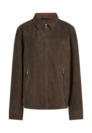 KARL LAGERFELD, MONOGRAM - Veste en cuir - shopping bag