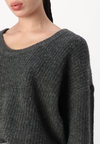 Aware VMGEMMA U-NECK - Pullover - dark grey melange