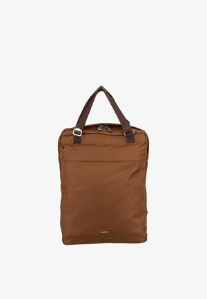 Sandqvist, GO 2-WAY TOTE UNISEX - Sac à dos - sepia brown