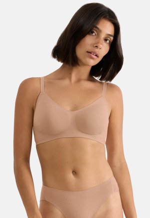 FEEL PURE SOFT BRA - Κορσές - nostalgic brown