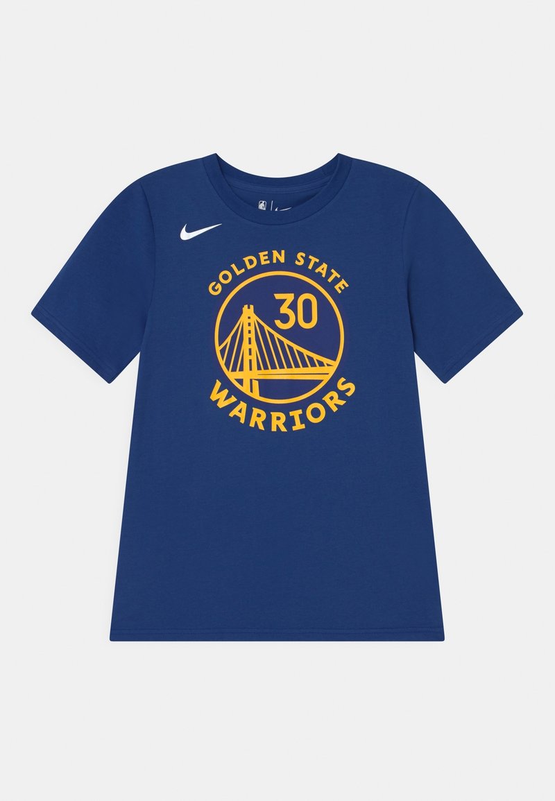 Nike Performance NBA GOLDEN STATE WARRIORS CURRY STEPHEN BOYS ICON TEE - Club wear - rush blue