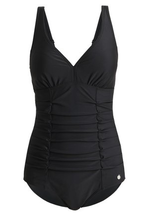 LASCANA SHAPING SWIMSUIT - Badeanzug - black