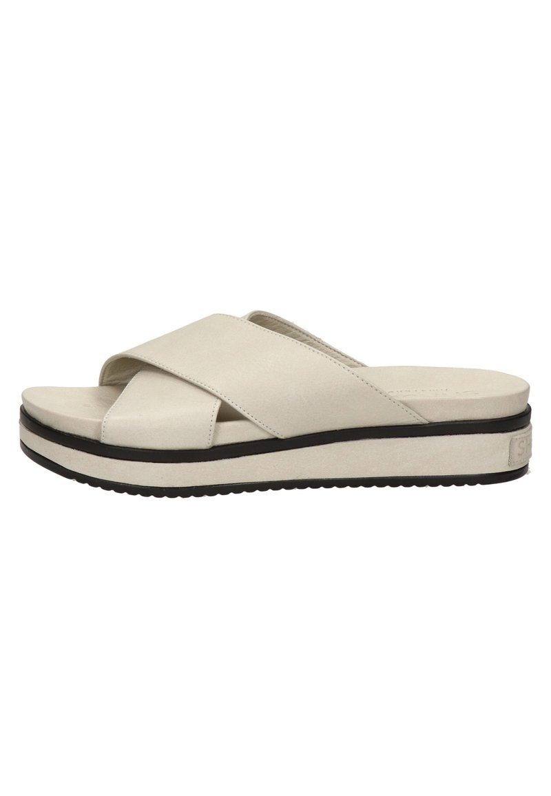 Damen Sneaker | Shabbies Amsterdam Pantolette flach ecru/offwhite - PI69288 Damen Sneaker | Shabbies Amsterdam Pantolette flach ecru/offwhite - PI69288