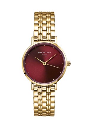 Watch - burgundy gold coloured