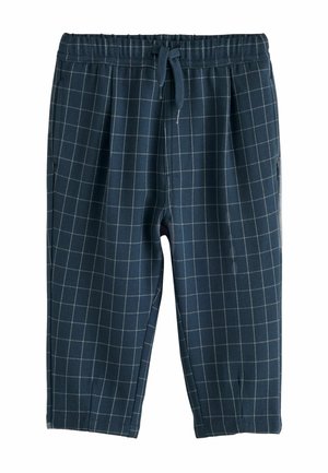 Next, LOOSE FIT - COSY SMART TROUSERS - Bukser - navy grid check