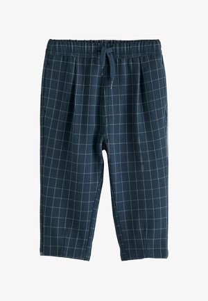 Next, LOOSE FIT - COSY SMART TROUSERS - Bukser - navy grid check