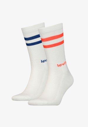 Levi's®, STRIPE 2 PACK - Chaussettes - red blue