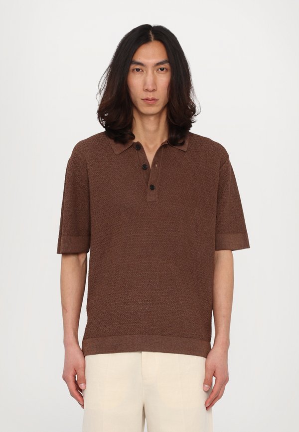 UPTON - Polo shirt - potting soil