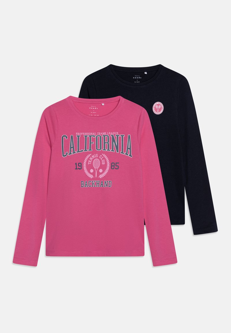 Name it NKFVIOLET 2 PACK - Hosszú ujjú felső - raspberry rose/dark sapphire